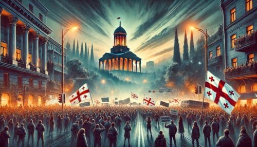 Georgian protest