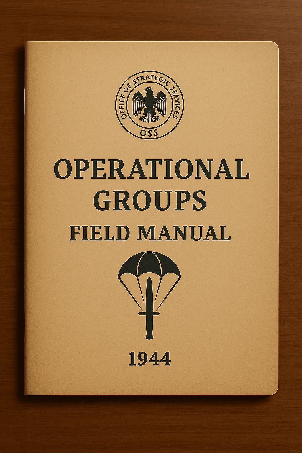 Cover OSS Operational Groups field manual.