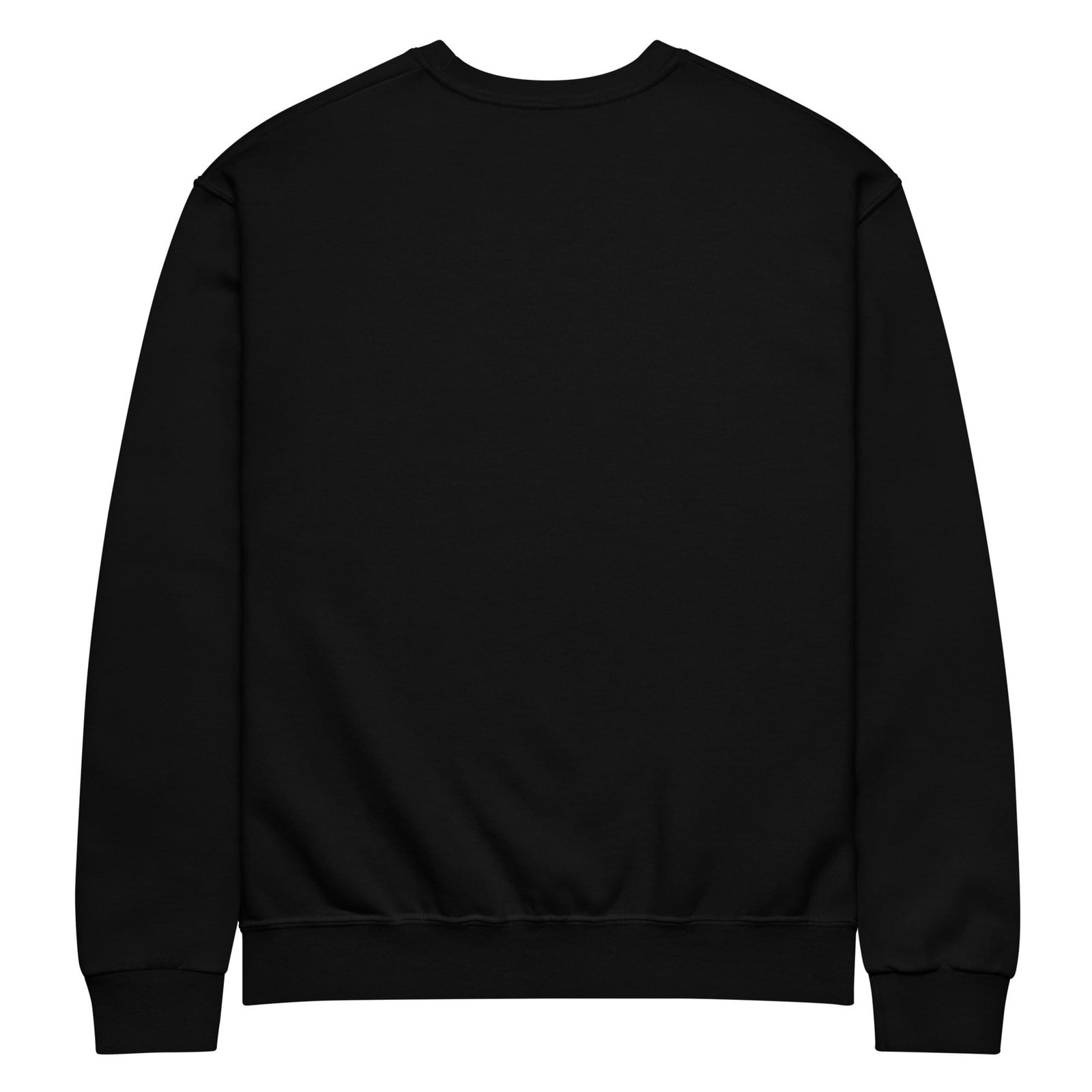 Resistance Hub Crewneck Sweatshirt – Chest Logo Edition in Black - Image 2