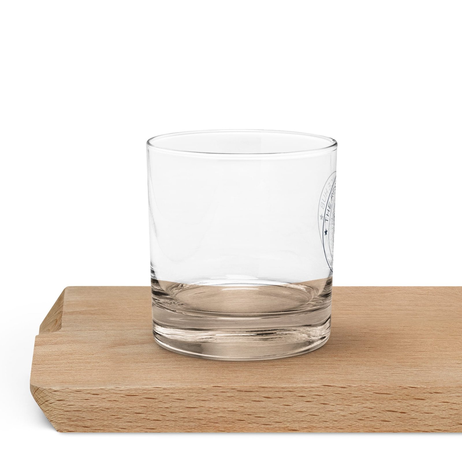 The Resistance Hub Glass – Lowball Tumbler with Logo - Image 5